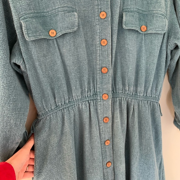 Vintage L.L. Bean button down shirt dress - Picture 7 of 8